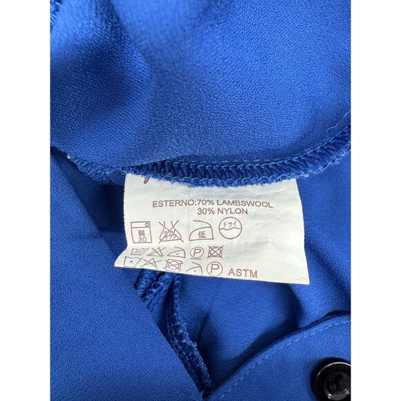 Fine Illusion Elegant Romper Women's Size Small Beaded Halter Neck  Blue - Picture 7 of 8